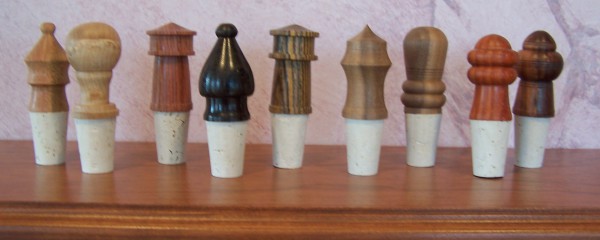 Various Wood Wine stoppers